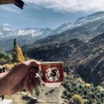 a cup of chai and the valley view_